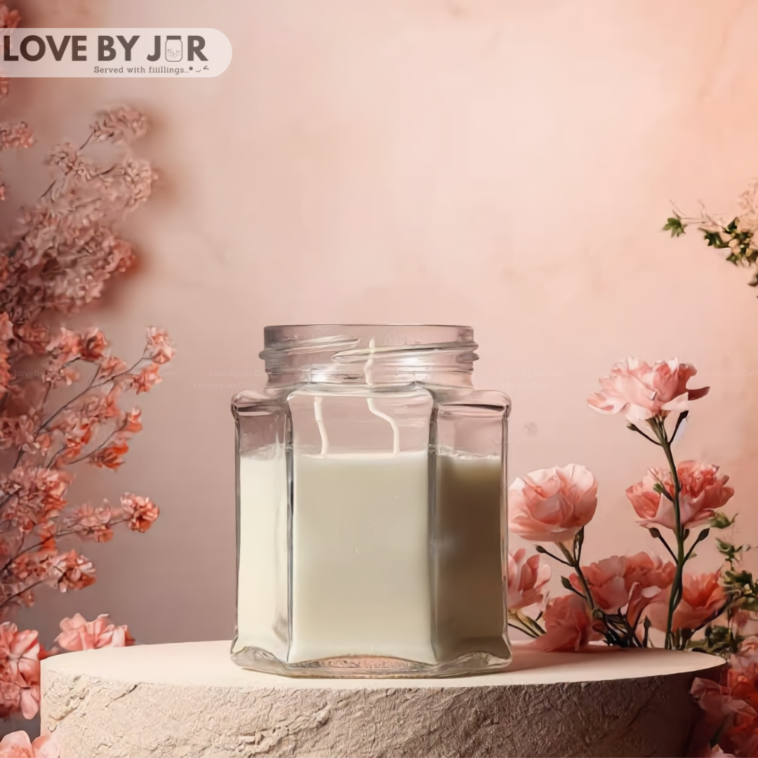 Vanilla Scent Jar Candle
