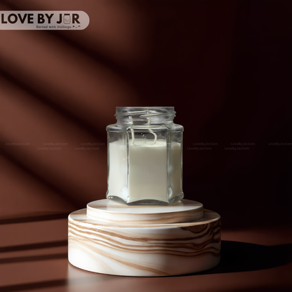 Vanilla Scent Jar Candle