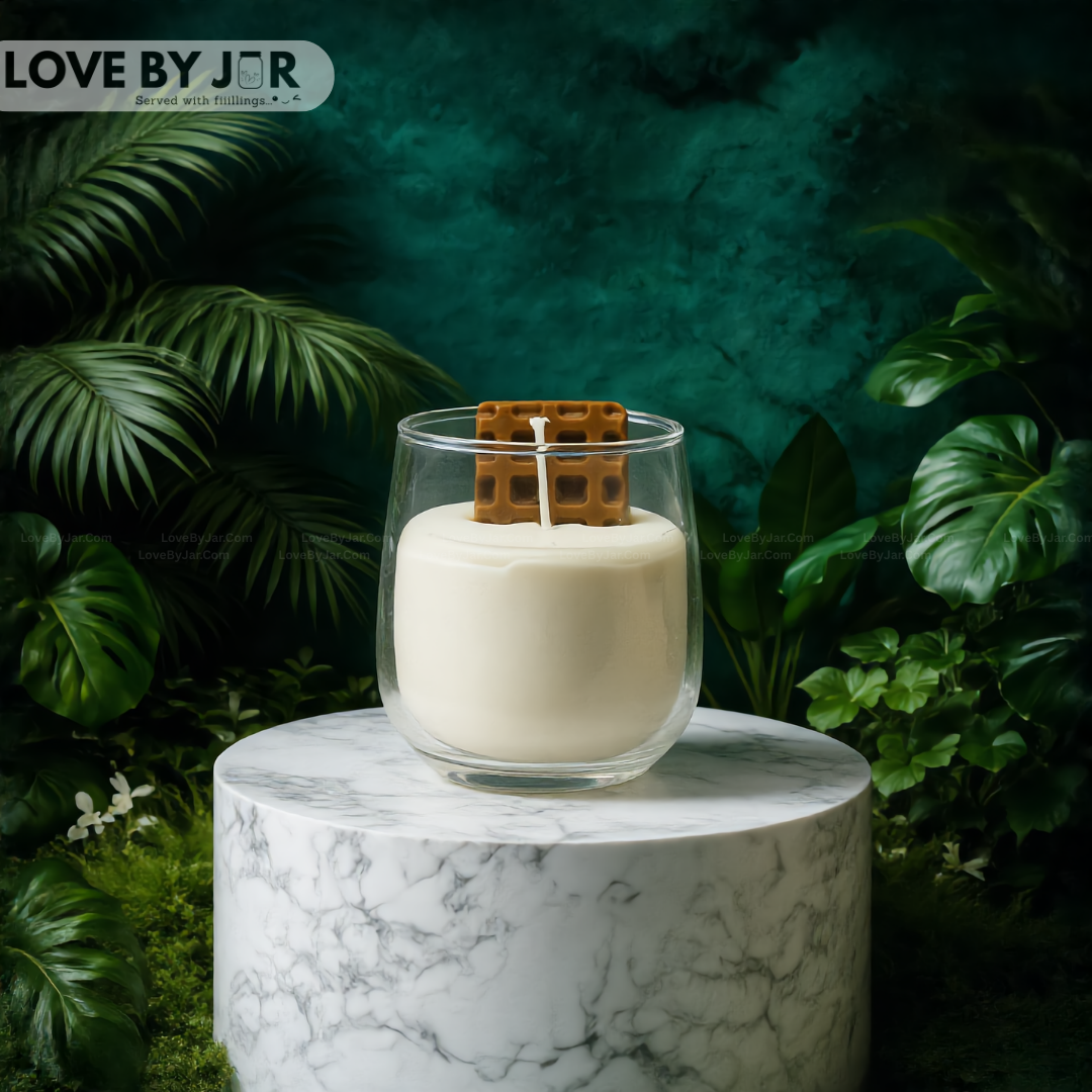 Cute Waffle Candle