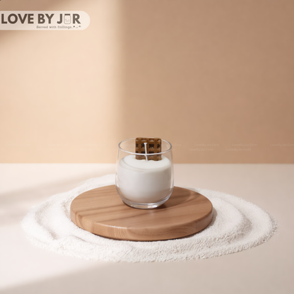 Cute Waffle Candle