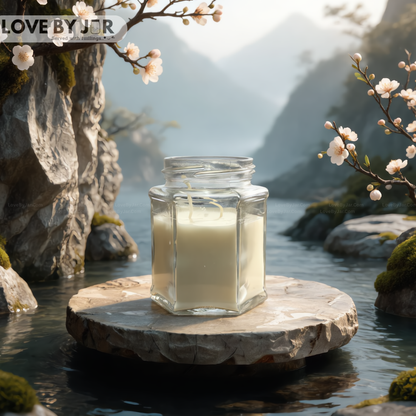 Vanilla Scent Jar Candle
