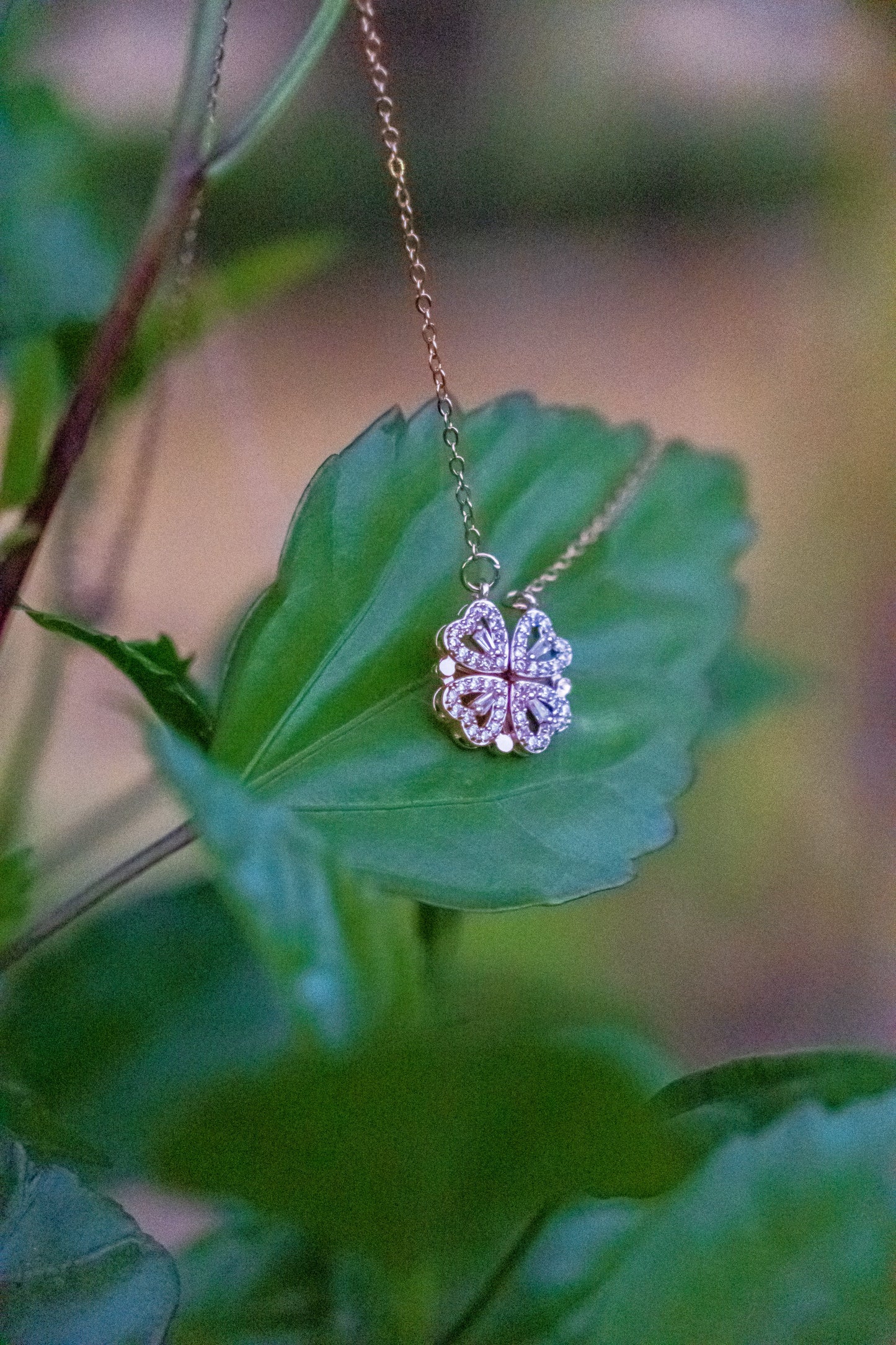 Clover Heart Convertible Necklace