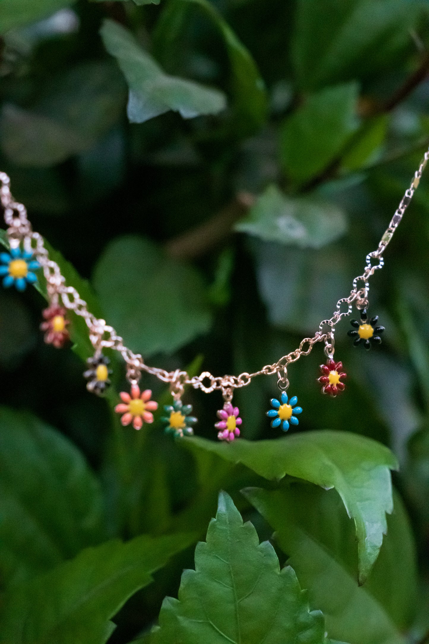 Multicolour Floral Necklace